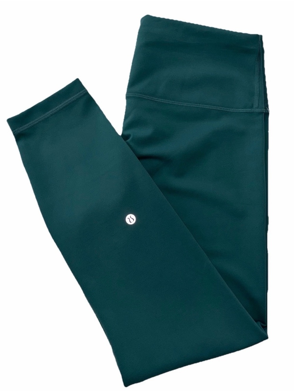 NWT LULULEMON SIZE 12 WUNDER TRAIN HIGH RISE NO LINE 25”L PANT DEEP MARINE $108